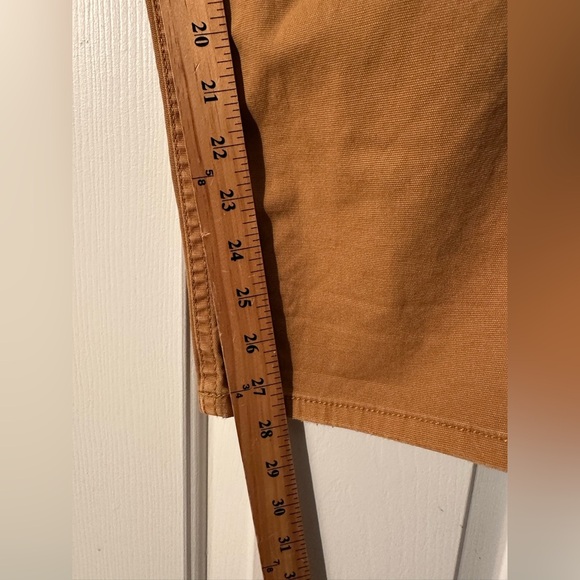 ANTHROPOLOGIE Sz 32 Wanderer Mustard Utility Cargo Button  Fly Straight Leg Pant - Picture 5 of 10